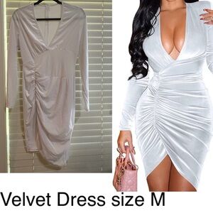 Velvet Bodycon Dress
